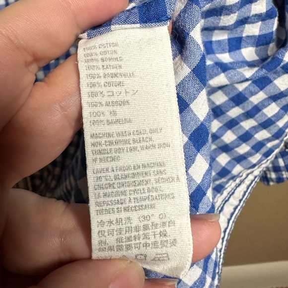 Women’s Abercrombie & Fitch Checkered Button Down Shirt - Size M - Picture 2 of 7